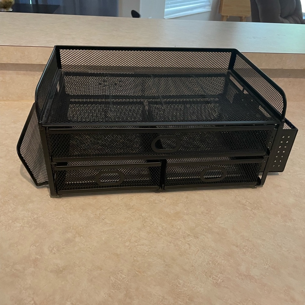 School storage bins for pens books and markers